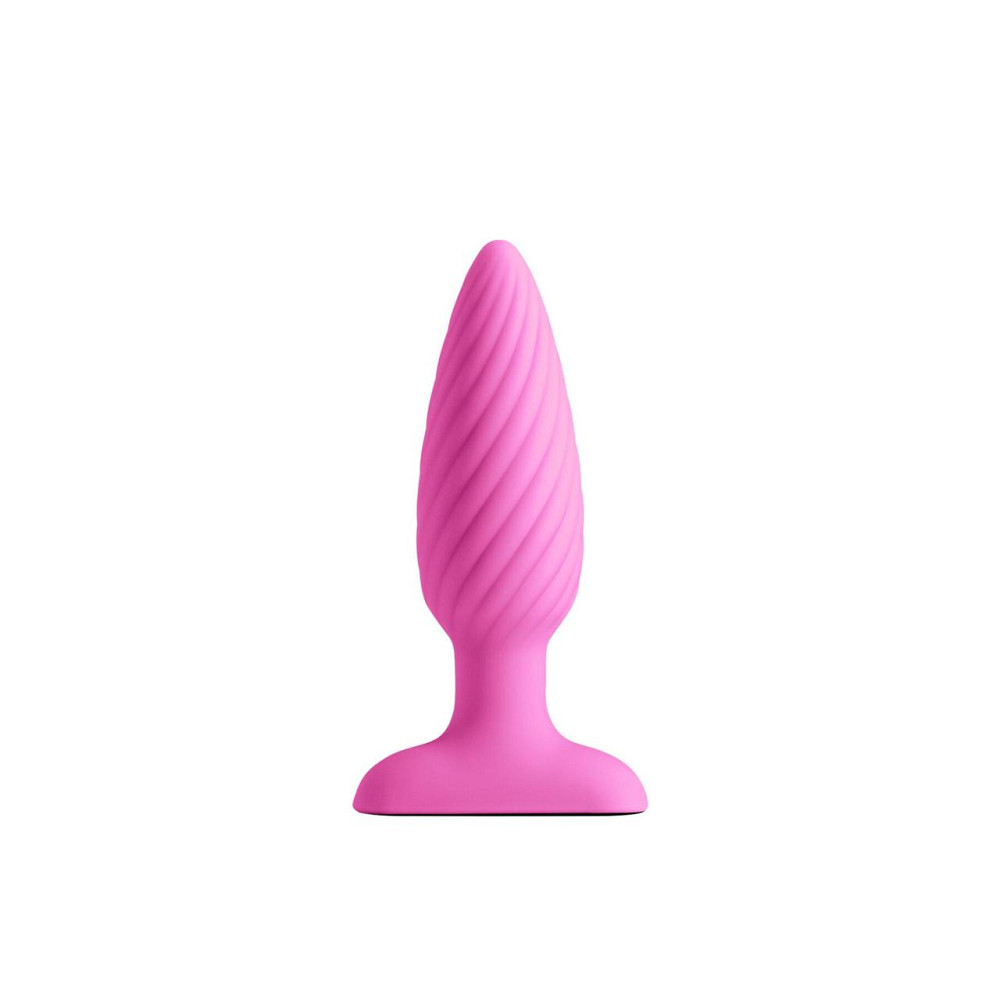 Анальна пробка з вібрацією NS Novelties INYA — Swirl — Pink Sex Aura Київ - фото 1
