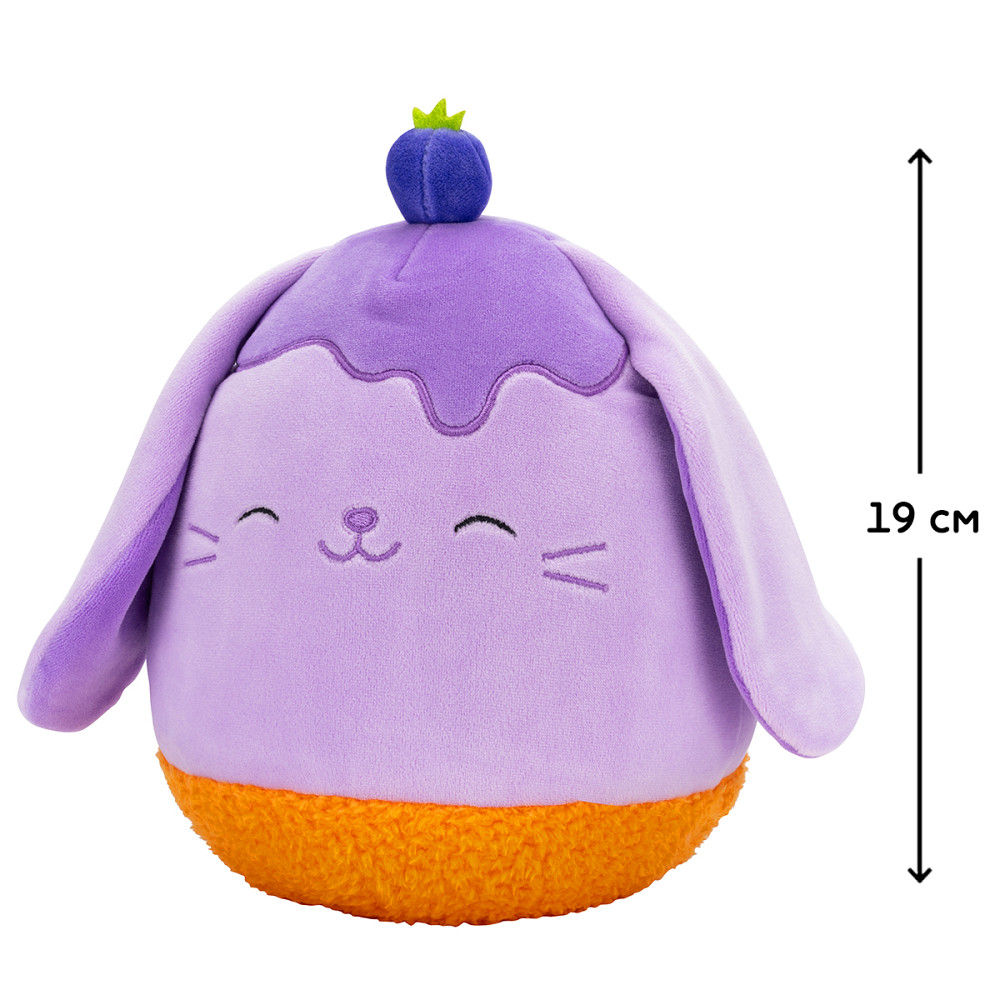 М'яка іграшка Squishmallows - Чорничний кролик (19 cm) Днепр - изображение 2