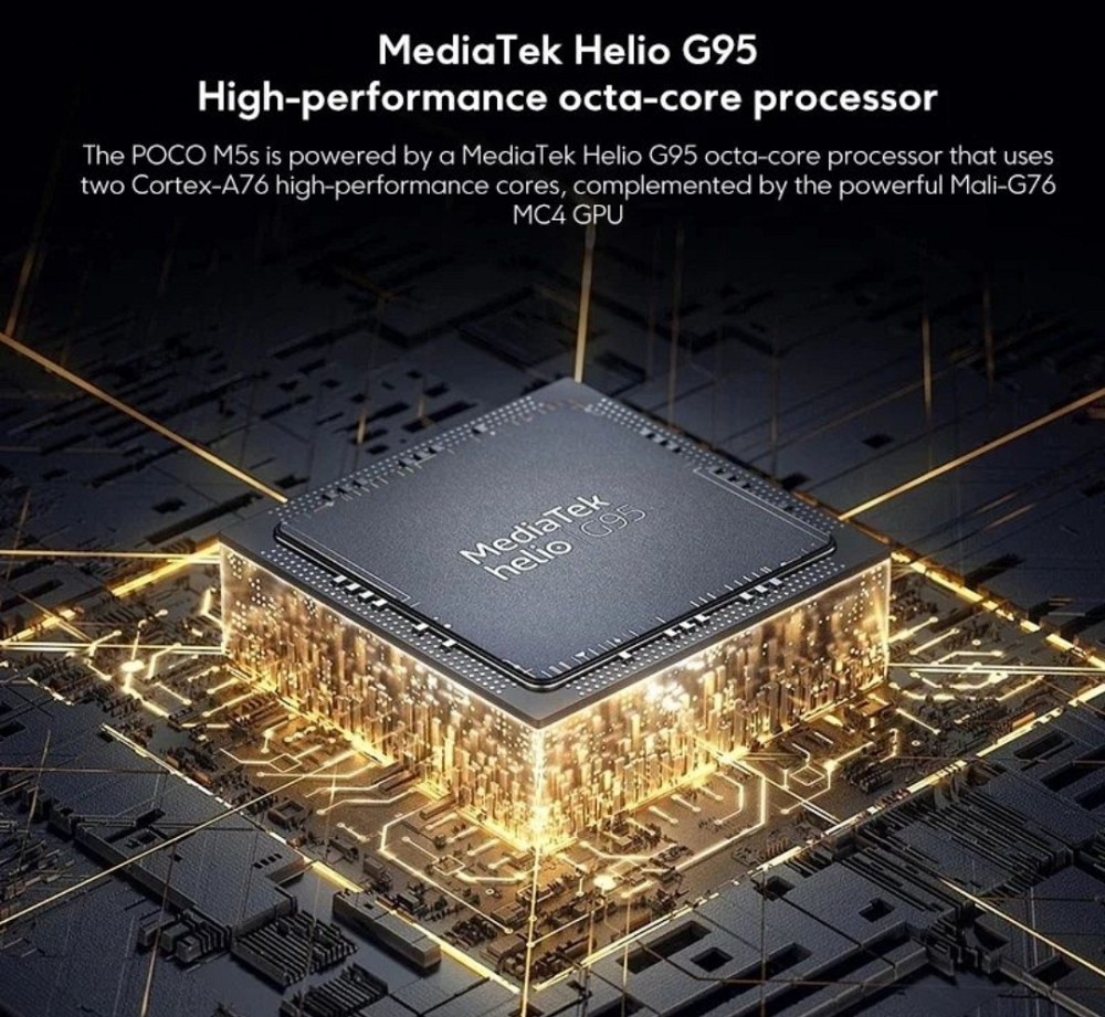 Телефон Xiaomi POCO M5S 4/128Gb. Gray NFC Amoled 5000mAh. 33w Київ - фото 2