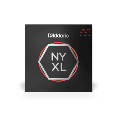 Струны для гитары D'Addario NYXL Electric Light Top / Heavy Bottom 8-String (10-74) (NYXL1074) Винница - изображение 1