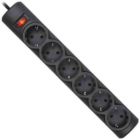 Сетевой фильтр Defender DFS 151 1.8m 6 раз Black UA (994940) (6922316) Киев