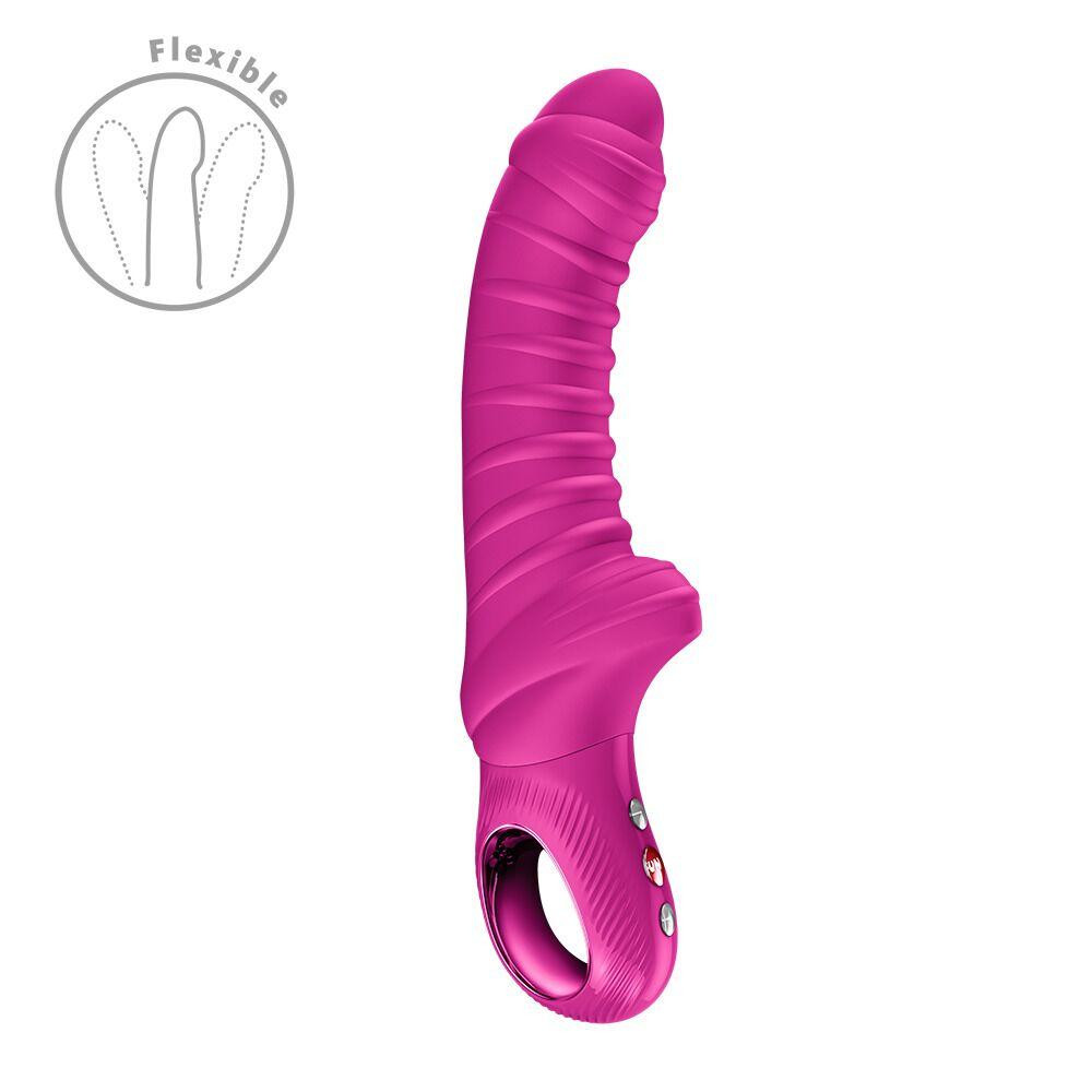 Вібратор для точки G Fun Factory TIGER Magenta, ребристий, підходить для анальної стимуляції Sex Aura Київ - фото 1