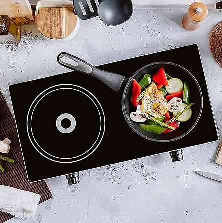 Індукційна плита на 2 конфорки 2400Вт,Sokany SK-224 SBR Київ