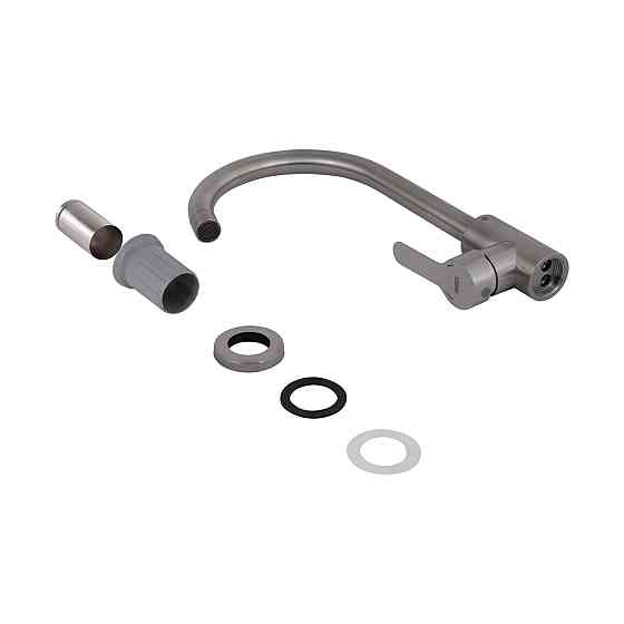 Змішувач для кухні U-подібний Brinex Pure 015F U-подібний Nickel BRIPUR015FNKL Київ