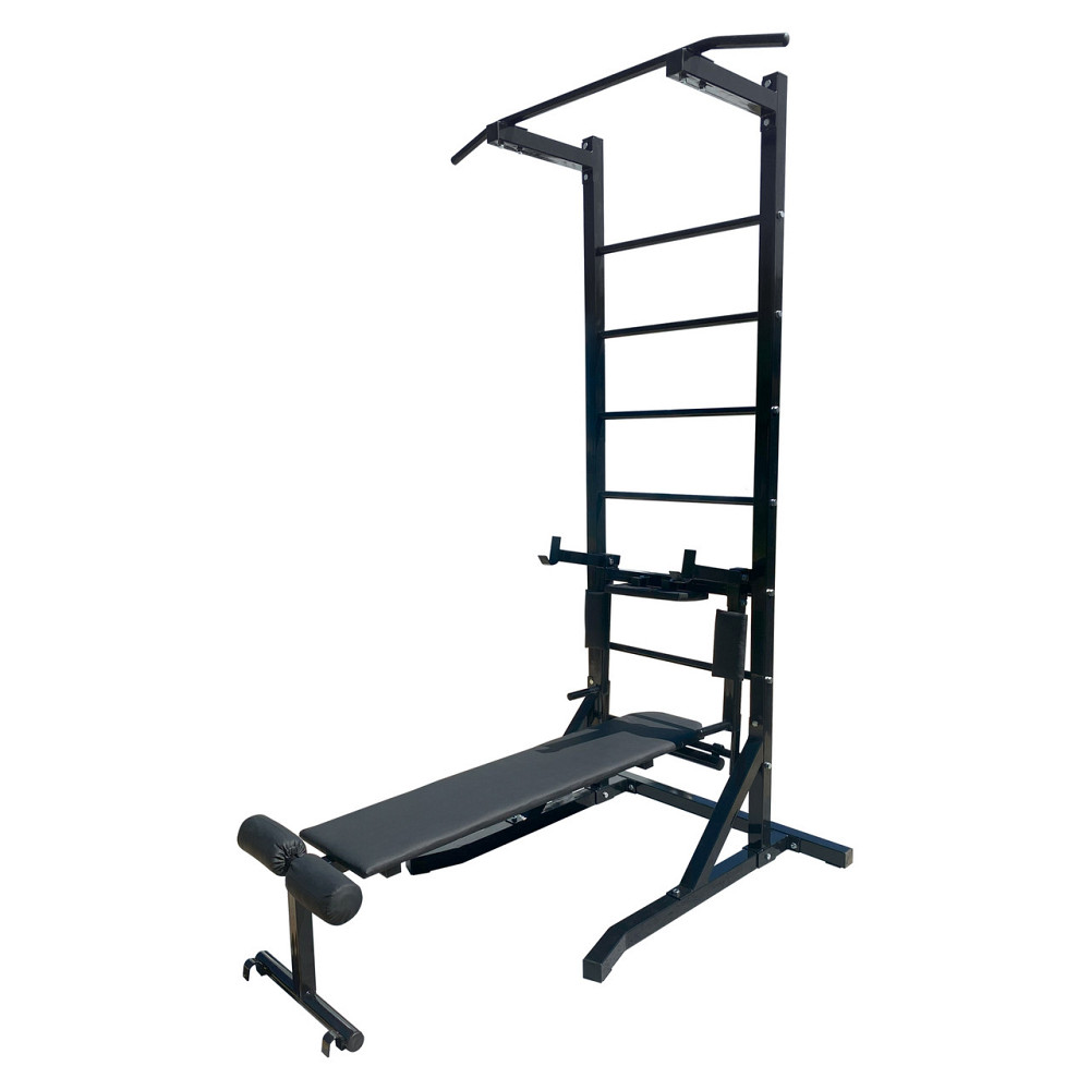 Турнік + прес + бруси + лавка 50х50 мм KZ-833 Спортивні стінки і турніки для будинку розбірна Київ - фото 1