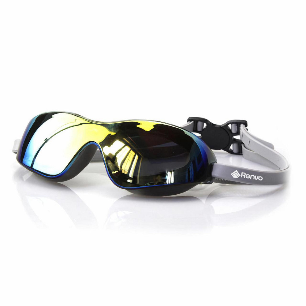 Окуляри для плавання Renvo Parma Уні Anti-fog Чорний, Сірий OSFM (2SG500-02) Киев - изображение 1