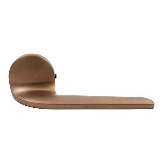 Дверна ручка на розетці M&T Up 147193 TIN-B титан/коричневий матовий R ф/з Київ