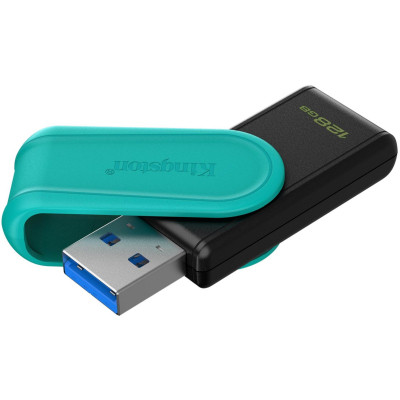 USB флеш накопичувач Kingston 128GB DataTraveler Exodia S Black/Turquoise USB 3.2 (DTXS/128GB) Вінниця - фото 2