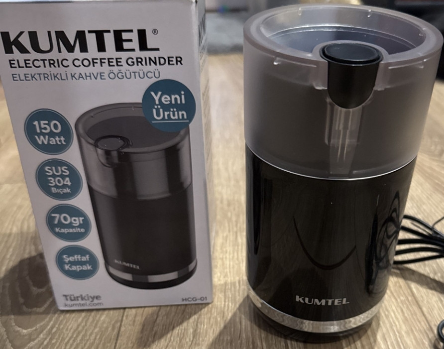 Кофемолка Kumtel новая не использовалась, заломбированная. Киев - изображение 3