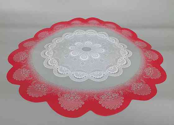 Серветка для квітів діаметром 60 см з рис, 100 шт No 336 (2) (100 шт.) Харків