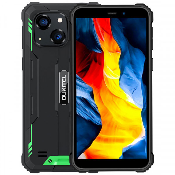 Смартфон Oukitel WP20 5.93" HD+ /4 GB / 32 GB / MTK Helio A22 / 6300 mAh / 13+5 Мп / IP69K / Green (6931940710657) Київ - фото 1