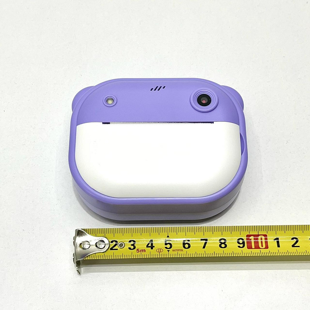 Фотоапарат-принтер фронтальна камера чб друк USB-кабель 2 рулони термопапери звук фото відео ігри SD роз'єм Фіолетовий (C 66631) Чернігів - фото 8