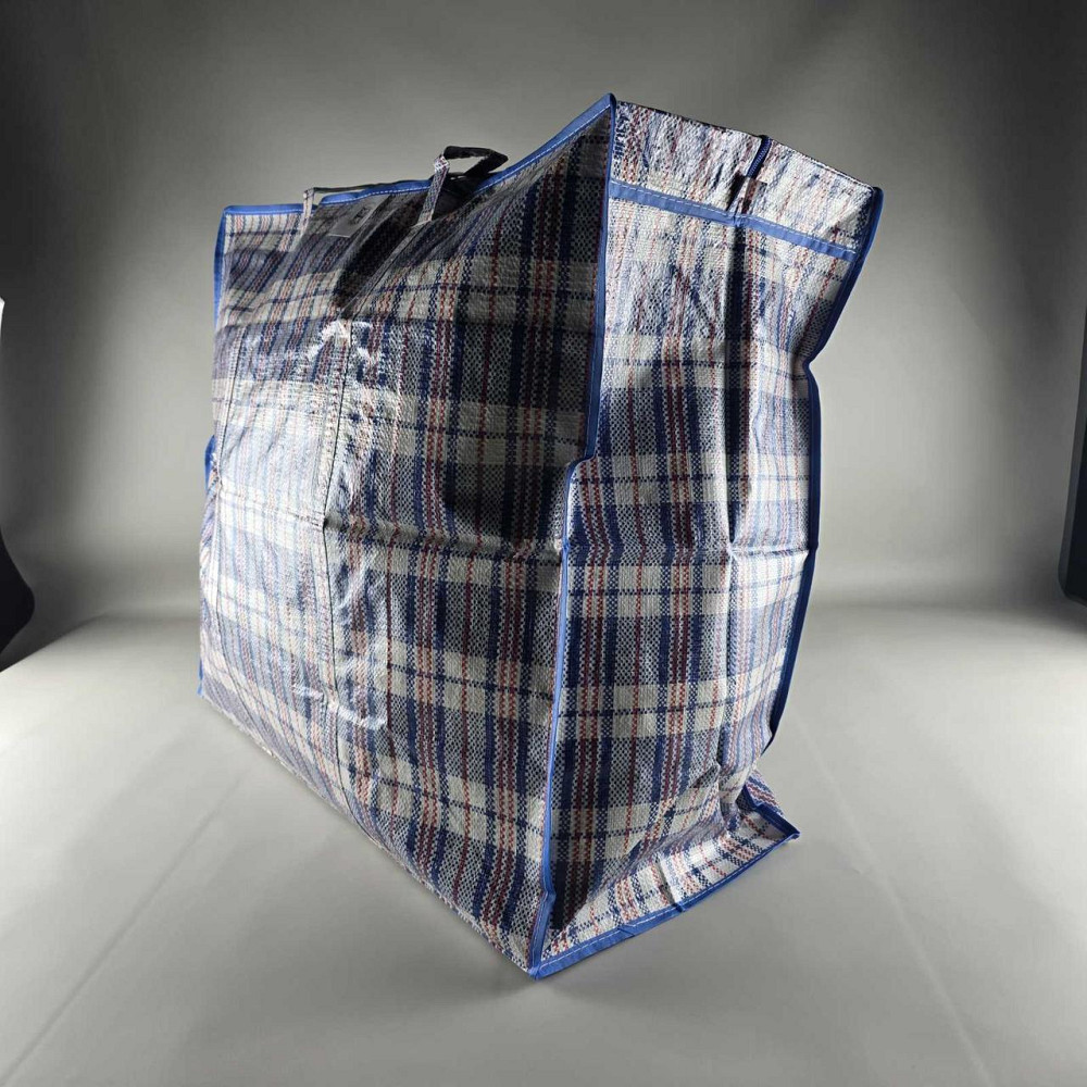 Господарська сумка картата поліпропіленова No-6 (60*70*30) Харків - фото 4