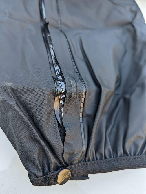 Водонепроникні ПВХ тактичні бахіли для взуття чорні дощові для захисту ніг Днепр - изображение 6