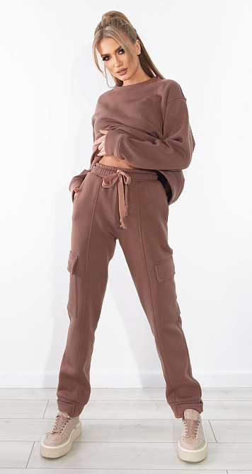 Теплий костюм на флісі з великими кишенями (46) Київ - фото 4