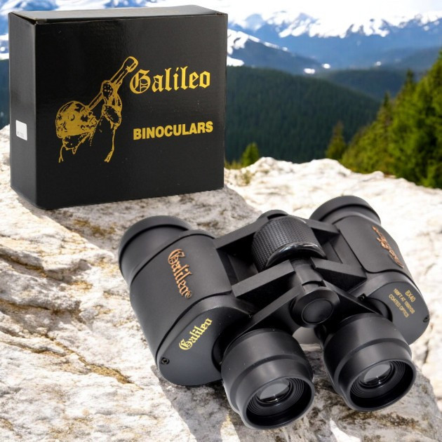 Универсальный портативный бинокль GALILEO W7 8x40 с оптическим увеличением 8 крат для охоты, туризма и рыбалки Одесса - изображение 2