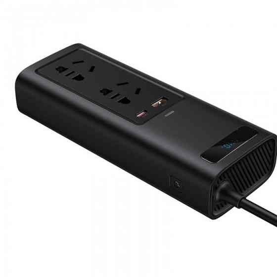 Автомобильный инвертор Baseus In-Car Inverter 150W 220V CN EU CRNBQ-A01 (Черный) Николаев