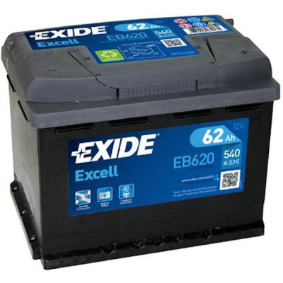 Аккумулятор автомобильный EXIDE EXCELL 62A (EB620) Винница - изображение 1