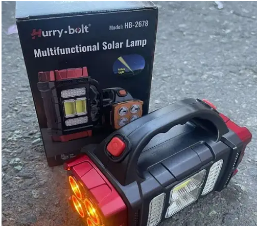 Ліхтар-павербанк HB-2678 на сонячній батареї, 2400 мАг, 4 режими, водонепроникний, портативний Одеса - фото 7