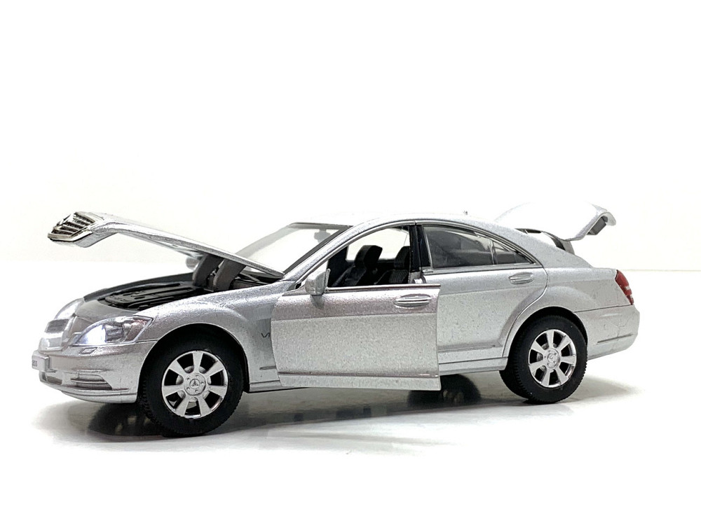 Машина Limo Toy Mercedes S Class інерційна відчиняються двері капот багажник 1:32 Сіра (AS-2705) Чернигов - изображение 5