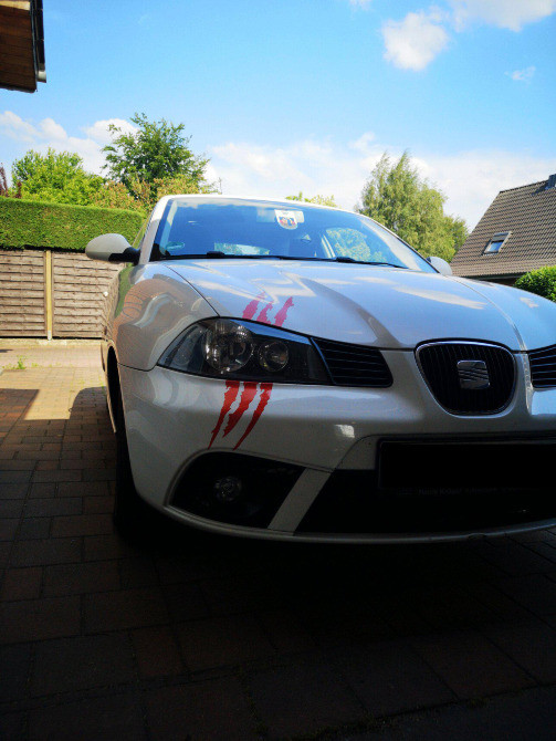 Наклейка на авто-мото Царапины Когтем Красные Свет Киев - изображение 3