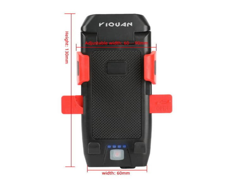 Фара для велосипеда з утримувачем телефону та сигналом DEN-078 Feel Fit Бровари - фото 3