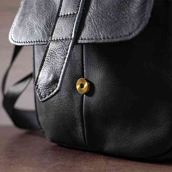 Сумка мужская флотар Черная (Vintage) Киев