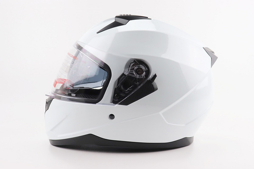 Шолом інтеграл, закритий (сертифікація DOT)+відкидні окуляри BLD-M67 L (59-60см), БІЛИЙ глянець Киев - изображение 3