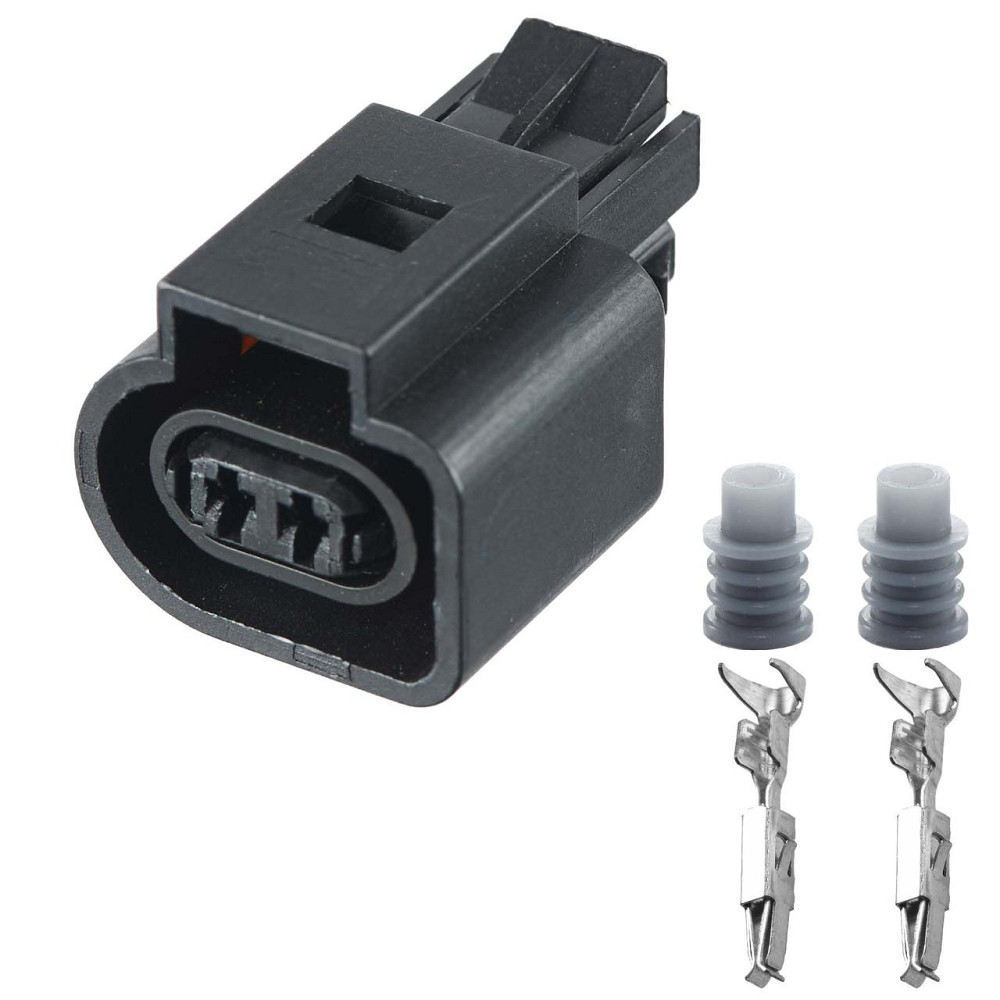 Роз'єм конектор 2-кон., Дат, Температури, Топл, Форсунка, Подсветка, 6N0973702, VAG Audi, Bugatti, Porsche, Seat, Skoda, VW Київ - фото 1