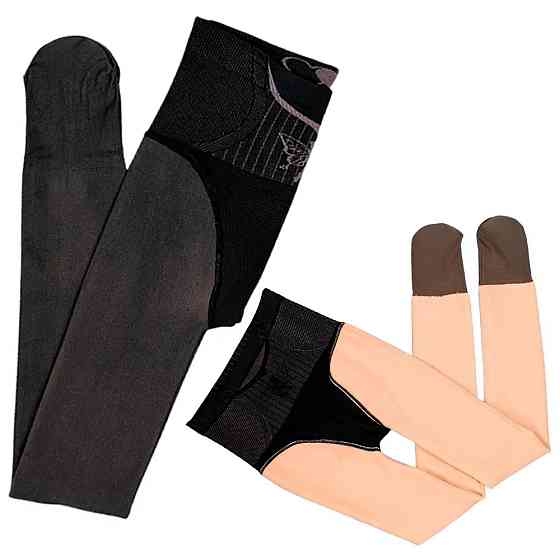 Теплые колготки женские на флисе 800Den,Имитация,XL (46 SBR Киев