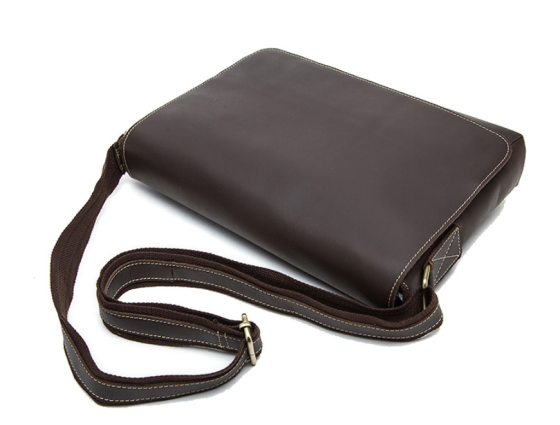 Сумка мужская горизонтальная на плечо Vintage 20007 Коричневая Киев