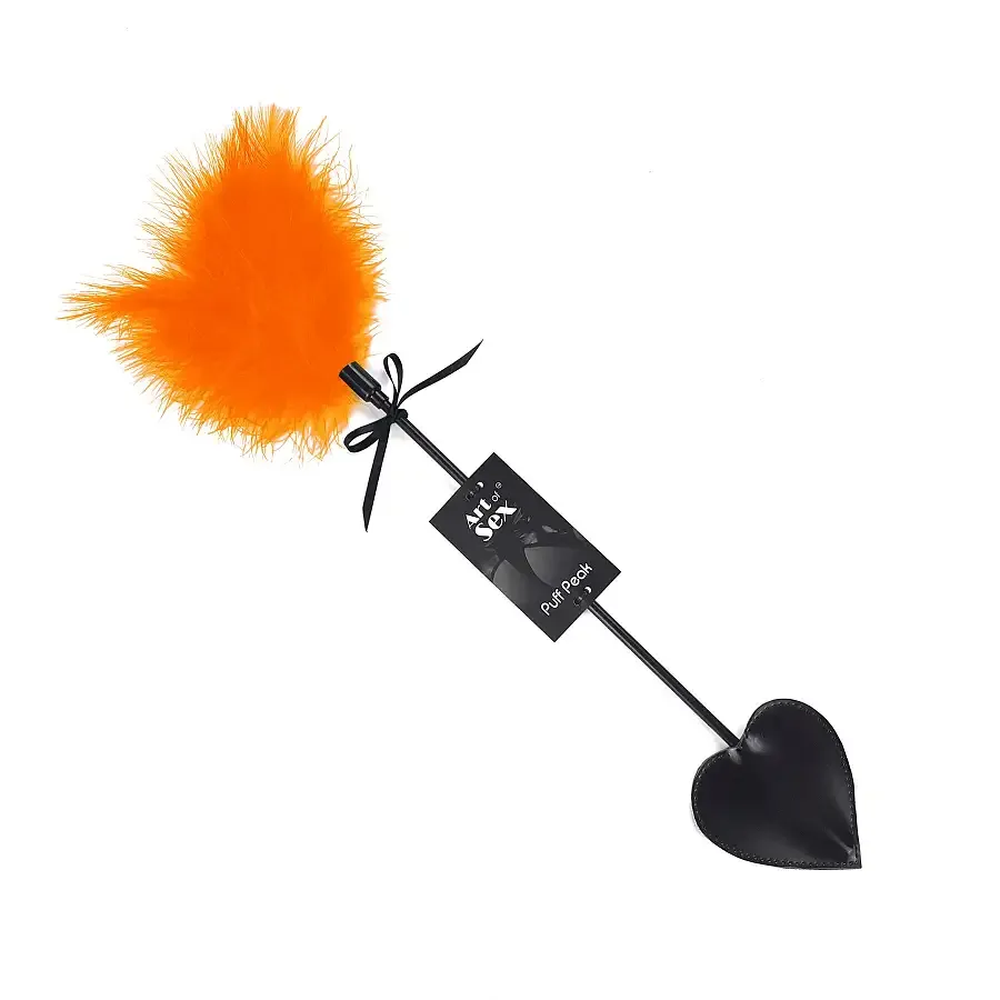 Лоскітка зі шлепалкою Піка Art of Sex - Puff Peak, колір Помаранчевий Львів - фото 1