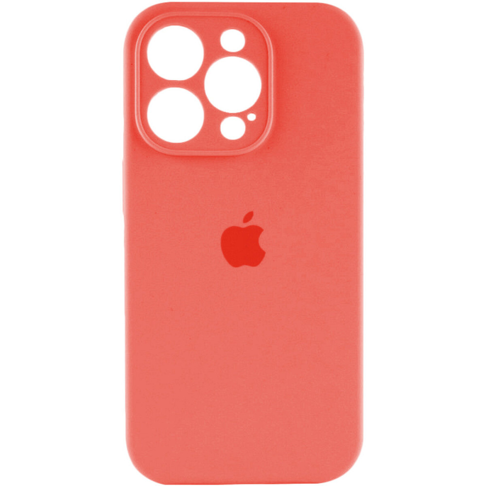 Чохол для смартфона Silicone Full Case AA Camera Protect for Apple iPhone 14 Pro Max 18,Peach Киев - изображение 1