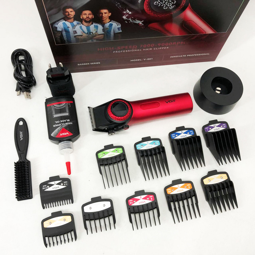 Многофункциональный триммер для стрижки волос и бороды, Профессиональный беспроводной триммер DY-69 Львов - изображение 9