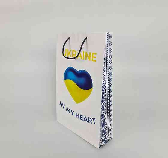 Большой бумажный пакет вертикальный  25/37/8(артBV-191) (12 шт) Харьков