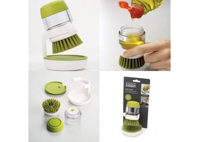 Щетка для мытья посуды с дозатором для моющего средства Soap Brush Коломия - фото 5