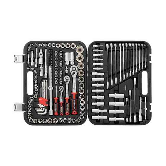 Набір інструментів INTERTOOL 1/2 "& 3/8" & 1/4 ", 156од., Cr-V STORM - якісний набір інструменту Львів