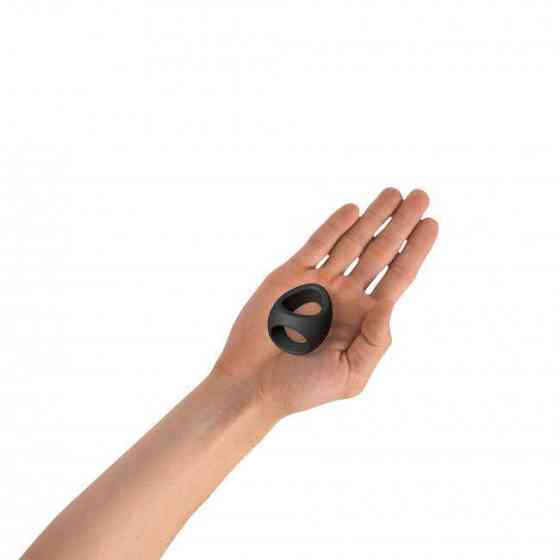 Эрекционное кольцо двойное Love To Love FLUX RING - BLACK ONYX Sex Aura Киев