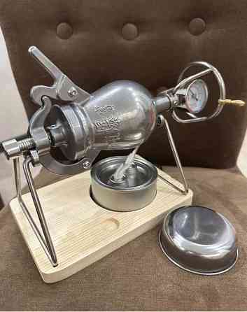 Мини-машина пушка для попкорна из нержавеющей стали Серебристый Винница