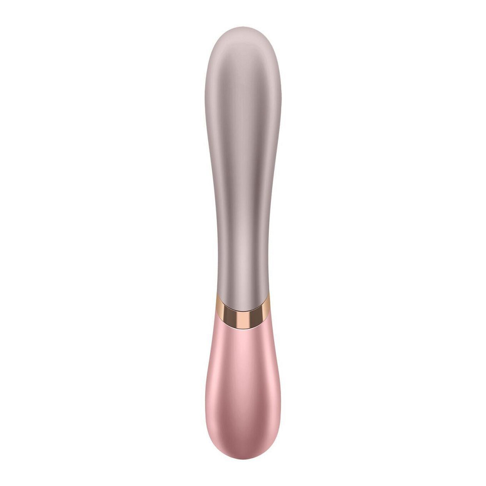 Смарт вібратор-кролик із підігрівом Satisfyer Hot Lover Pink Sex Aura Київ - фото 4