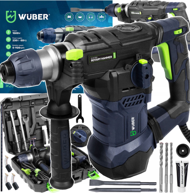 Дриль ударний 1500Вт Wuber (Польща) Київ - фото 1