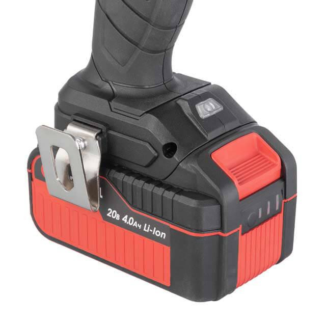 Дриль-шурупокрут акумуляторний INTERTOOL WT-0361,20 В,0-1800 об/хв,безщітковий ударний, 2-13 мм, Li-ion, 4,0 Ач, ЗП 4 A, з кейсом Львів - фото 4