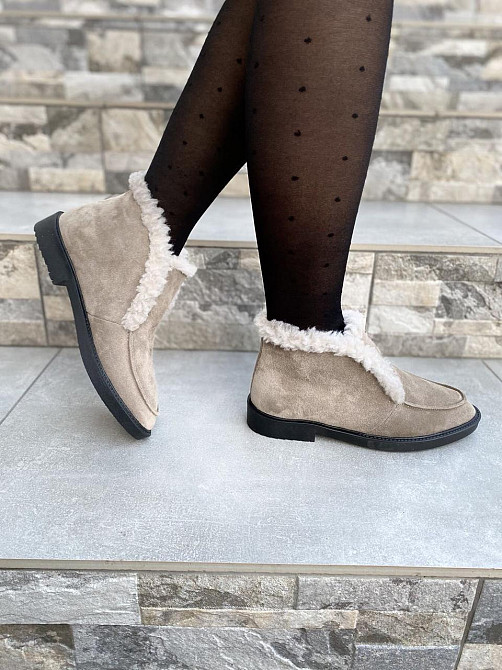 Daragani Черевики жіночі Daragani L24 капучіно (зима, замша натуральна) (4246) 38 Коломия - фото 1