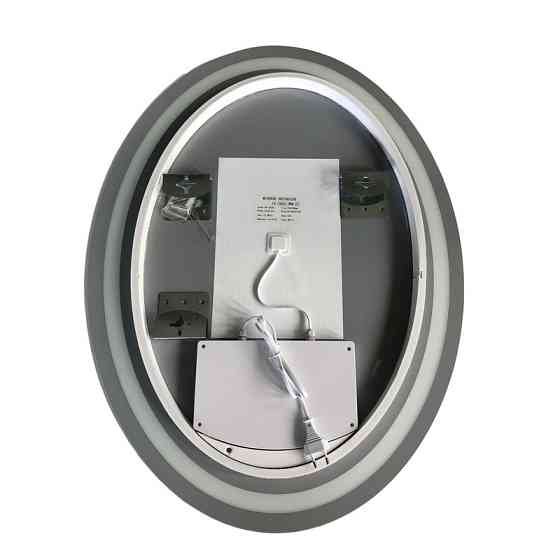 Зеркало Zerix Fusion MV01-60x80-REVERSE с LED Touch, Anti-fog, диммером, регулятором яркости (ZX6068) Киев