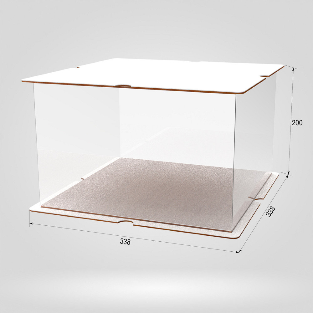 Коробка для тортів, квітів та подарунків EKOSTAR 310х310х200 Київ - фото 2