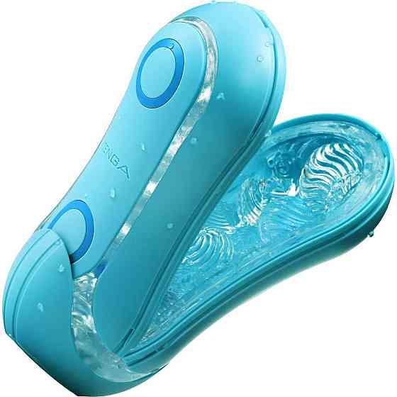 Мастурбатор Tenga Flip Orb — Ocean Blue, с изменяемым сжатием, со стимулирующими шариками внутри Sex Aura Киев