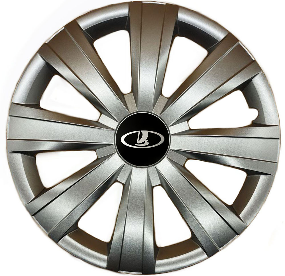 Автомобильные модельные колпаки R15 Lada 328 4шт, SJS, серебряные Киев - изображение 1