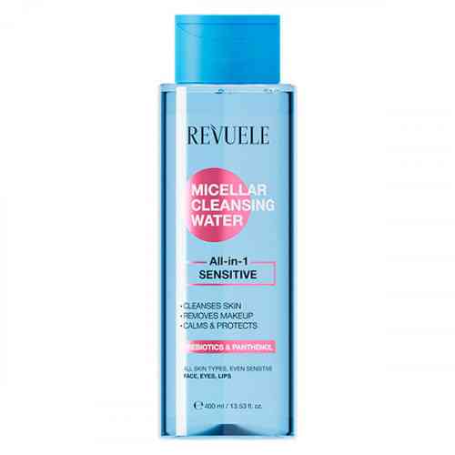 Мицеллярная вода All-In-1 для чувствительной кожи Micellar Cleansing Water Revuele 400 мл Киев