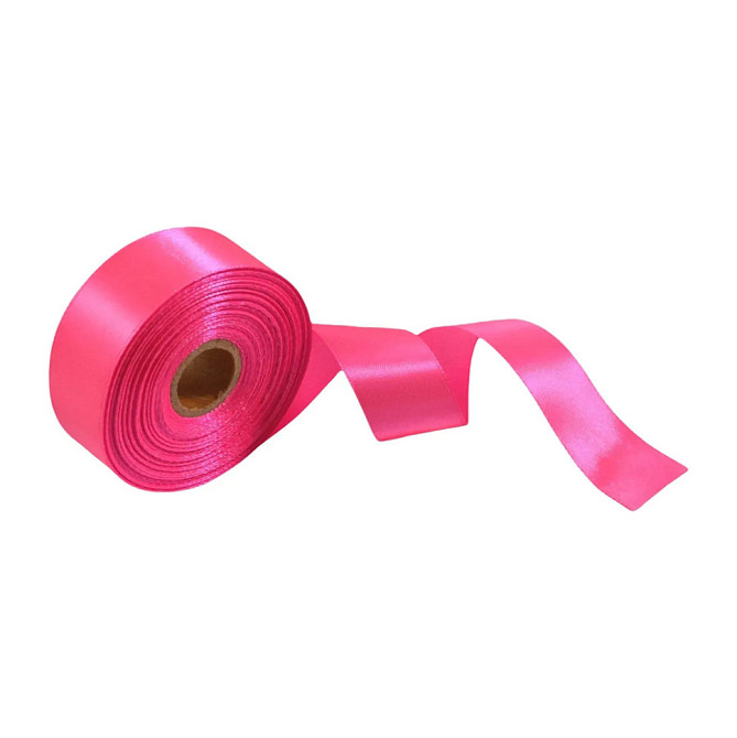 Атласная лента для рукоделия АБ-338, 2,5 см x 23 м, Малиновый Винница - изображение 1