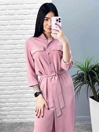 Длинное платье-рубашка с поясом Marcella Киев